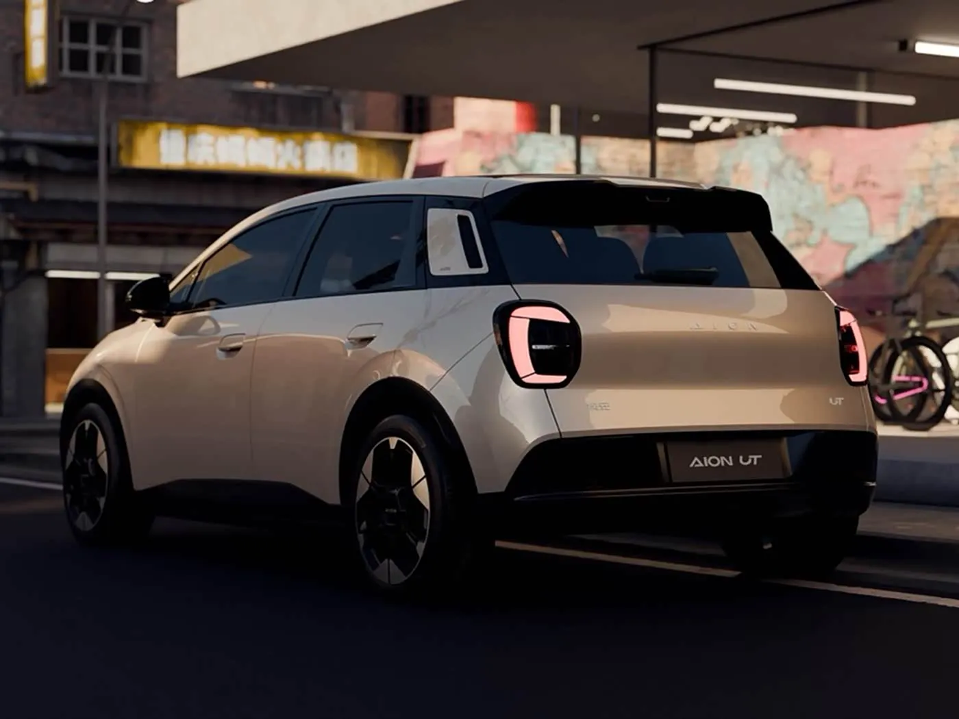 Yeni Enerji Saf Elektrikli Mini Hatchback AION UT GAC Ortak Girişiminden Sıcak Satış Lityum Hibrit EV Düşük Fiyat