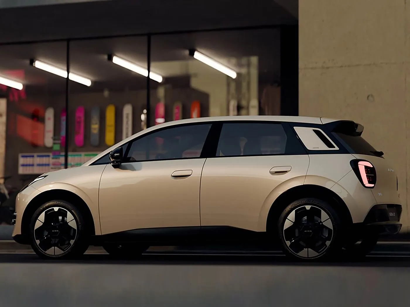 Yeni Enerji Saf Elektrikli Mini Hatchback AION UT GAC Ortak Girişiminden Sıcak Satış Lityum Hibrit EV Düşük Fiyat
