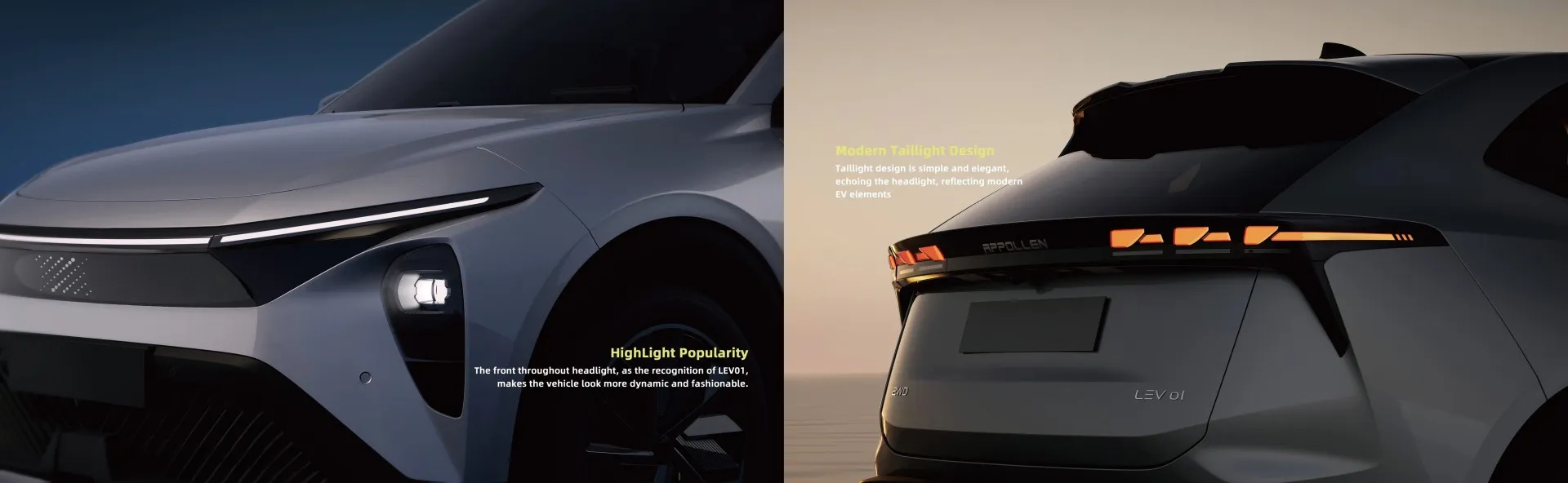LEV01 SAĞDAN DİREKSİYON SUV YENİ ENERJİ ARAÇ EV Uzun Menzilli Dingil Mesafesi 5 koltuk