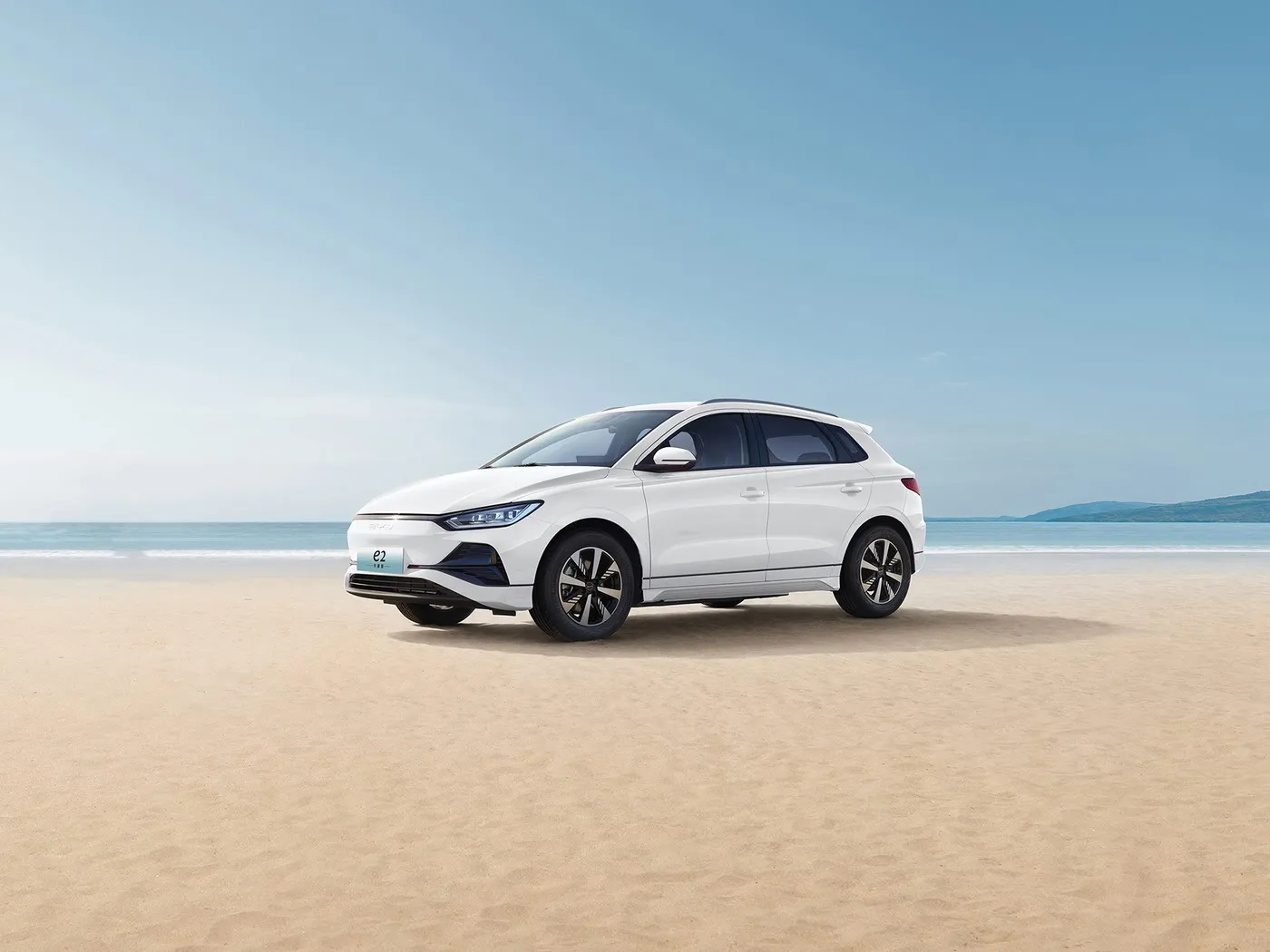 BYD E2 Lüks Elektrikli EV Sedan SUV Hatchback Lityum Pil Motorlu Sol Direksiyonlu Araba Çin'in Yeni Enerji Aracı