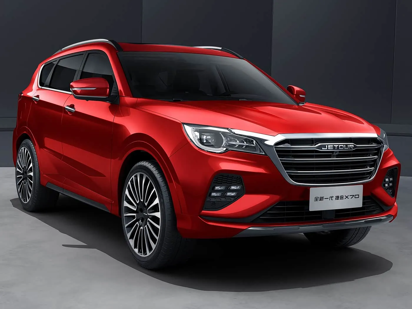 Yepyeni Chery Jetour X70 SUV Otomatik Tahrik Euro VI Emisyon Alaşımlı Portbagaj Arka Kamera Deri Koltuklar