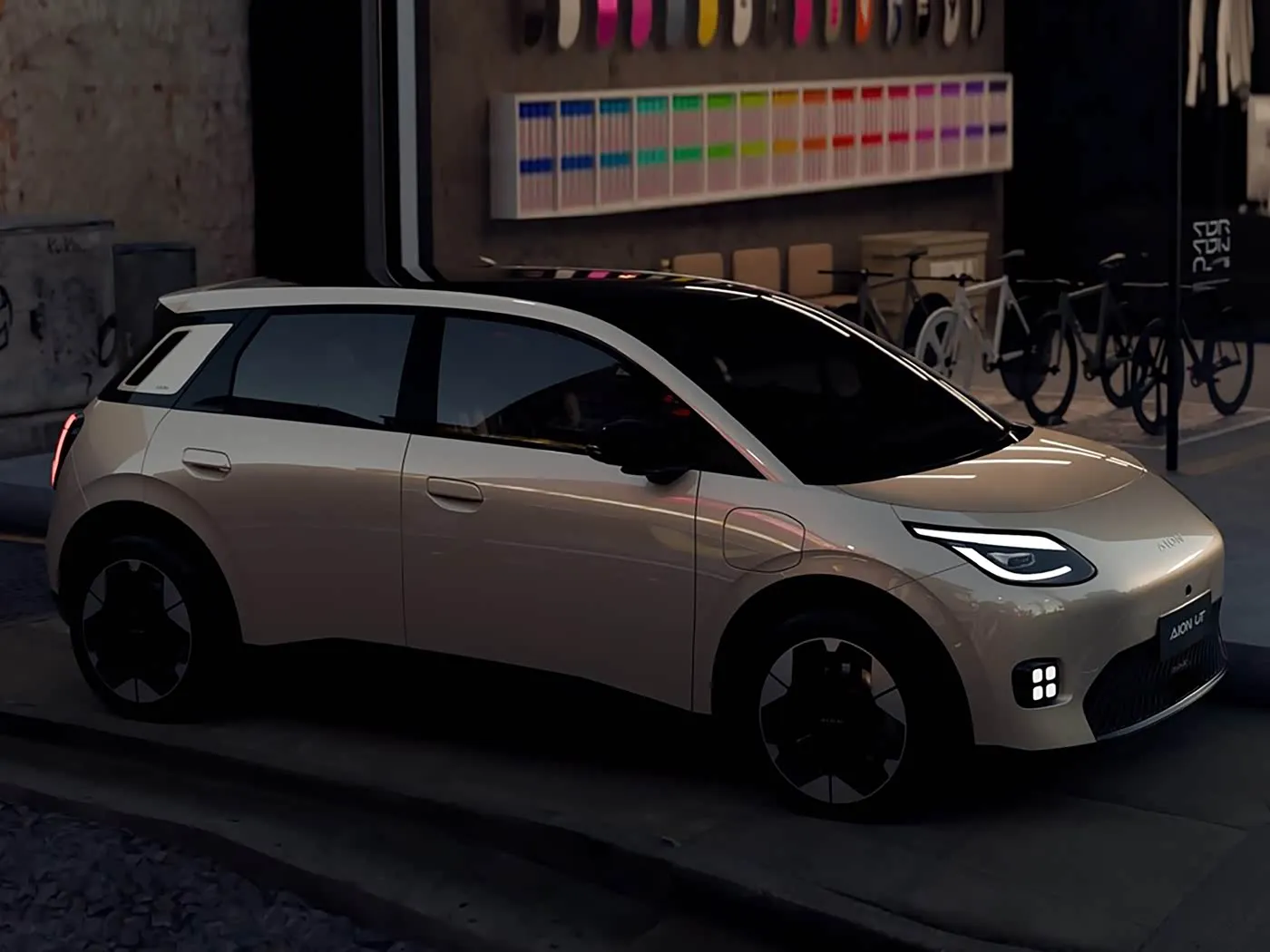 Yeni Enerji Saf Elektrikli Mini Hatchback AION UT GAC Ortak Girişiminden Sıcak Satış Lityum Hibrit EV Düşük Fiyat