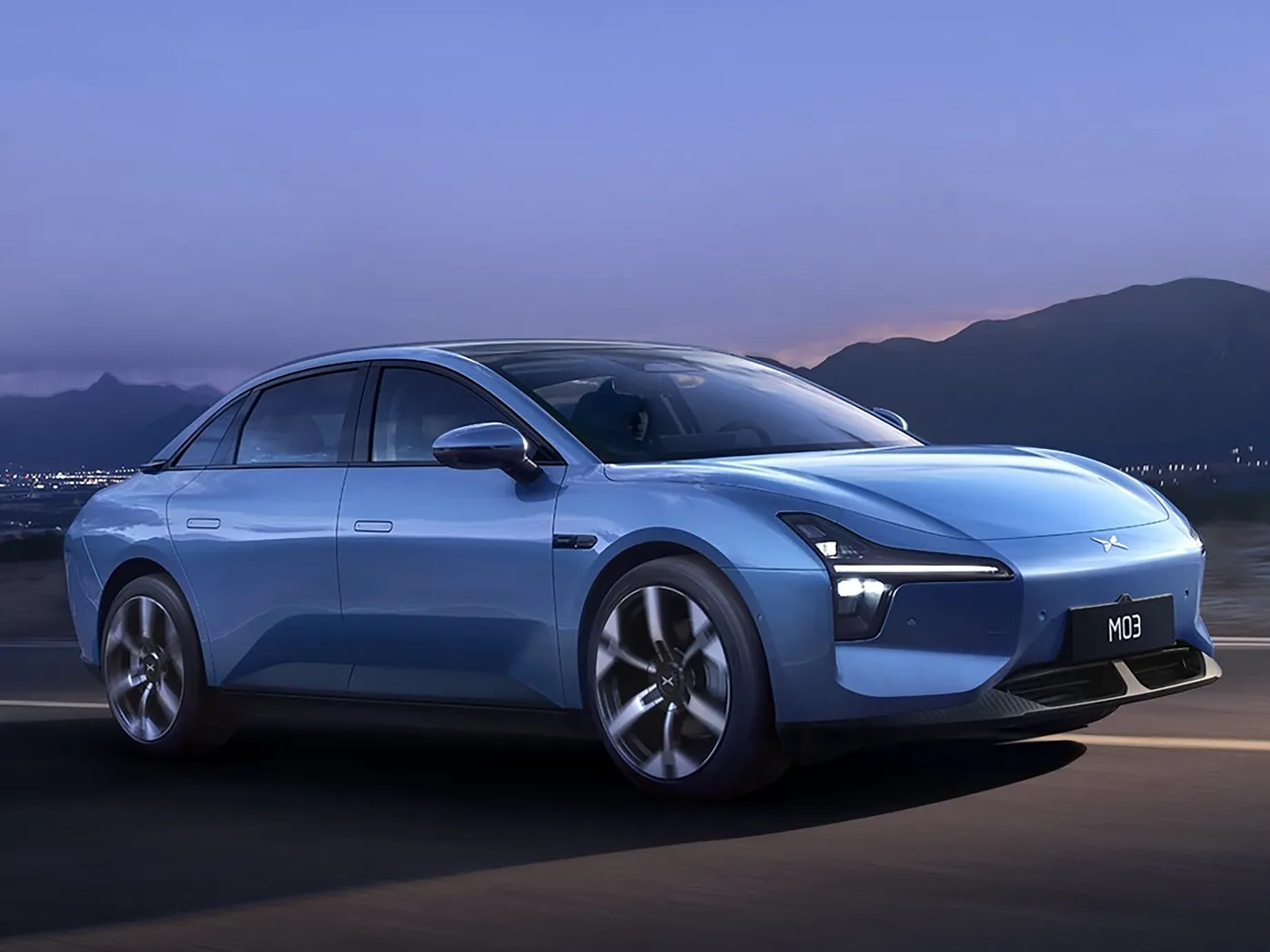 Xiaopeng 2025 Mona M03 Elektrikli Sedan Uzun Menzilli 515km Yeni Enerji Aracı SUV ve Hatchback EV Lityum Pil