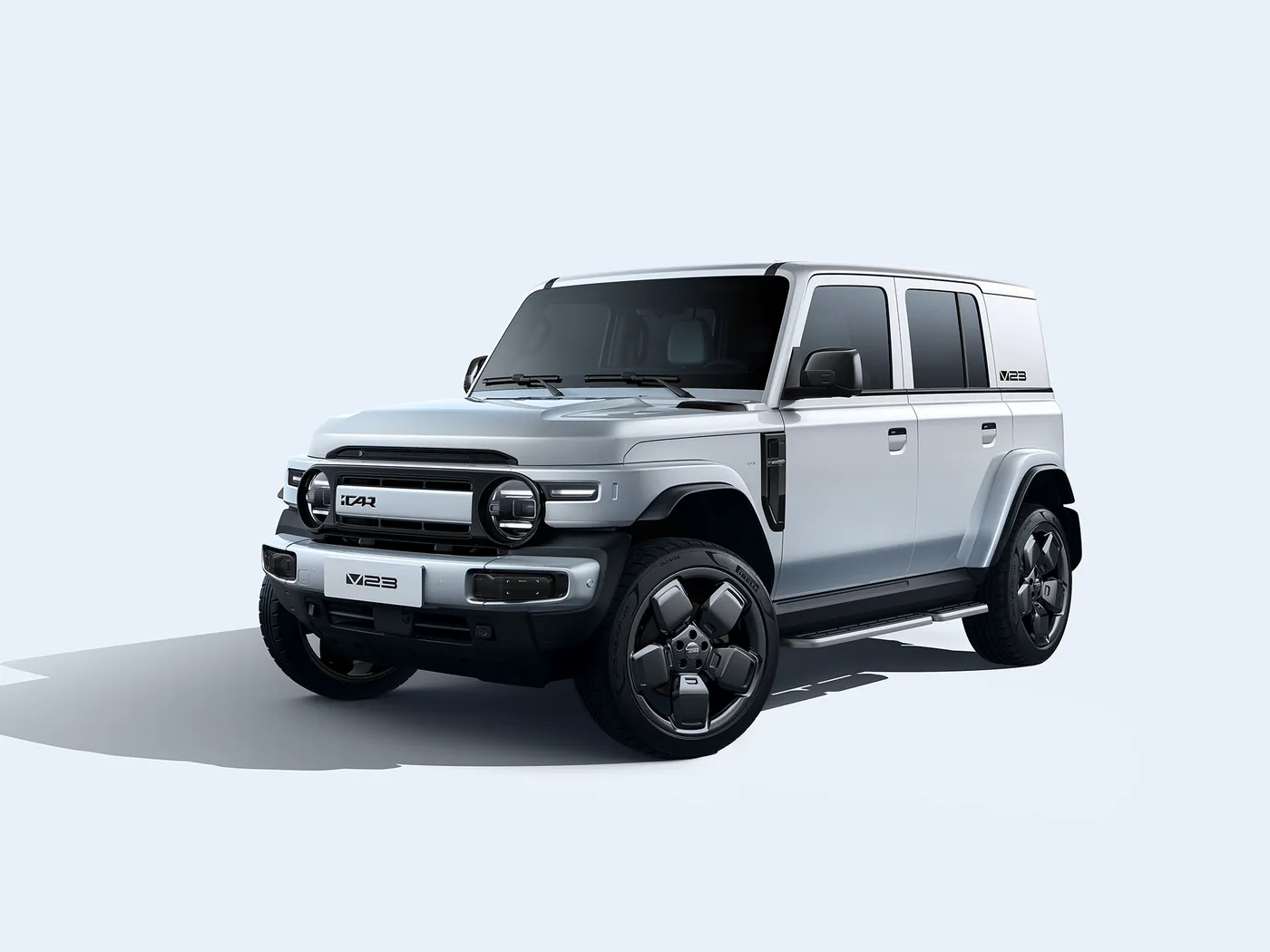 Chery ICar V23 EEC Sertifikalı Mini SUV Hibrit Elektrikli Yüksek Hızlı 4WD Off-Road Lityum Pil Sol Direksiyon Yeni Enerji Aracı