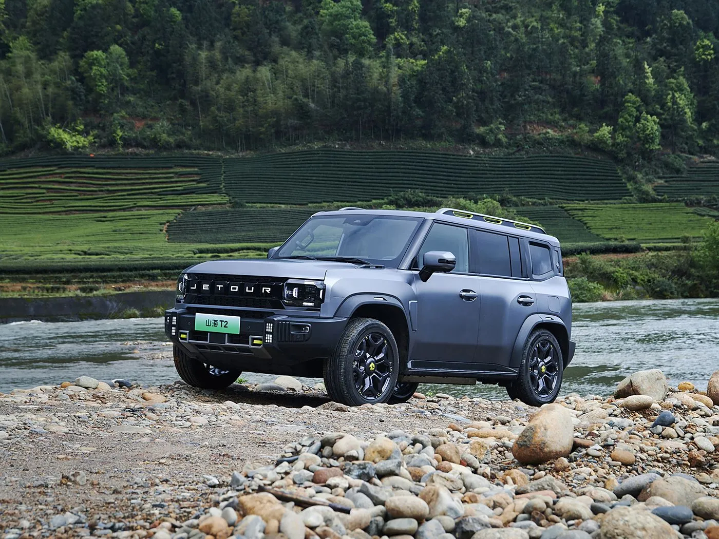 Jetour T2 SUV Hibrit Versiyonu Euro VI Yeni Geliş Hafif Turbo ACC Otomatik Şanzıman Deri Sol Direksiyon