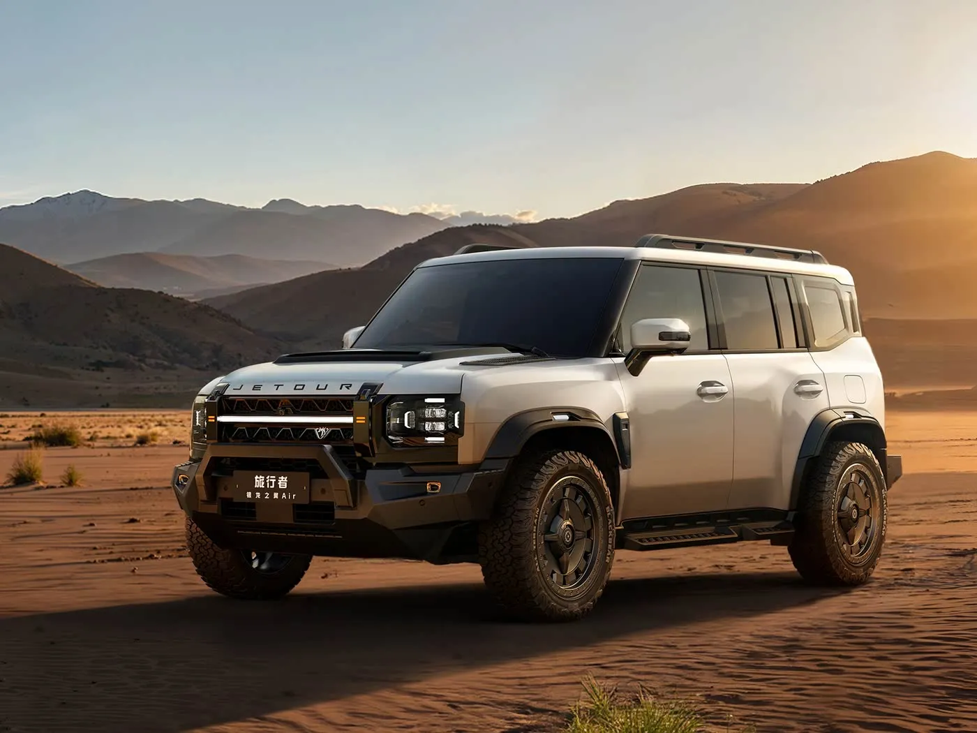 Jetour Traveller Orta Boy SUV Yüksek Hızlı 2.0T Otomatik Sol Turbo Deri Euro VI Gaz Alüminyum Alaşım Yeni