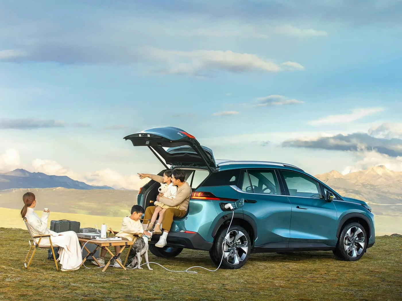 AION V Tyrannosaurus Lüks Elektrikli SUV Gelişmiş Özelliklerle Üstün Sol Sürüş Deneyimi Yeni Enerji Aracı